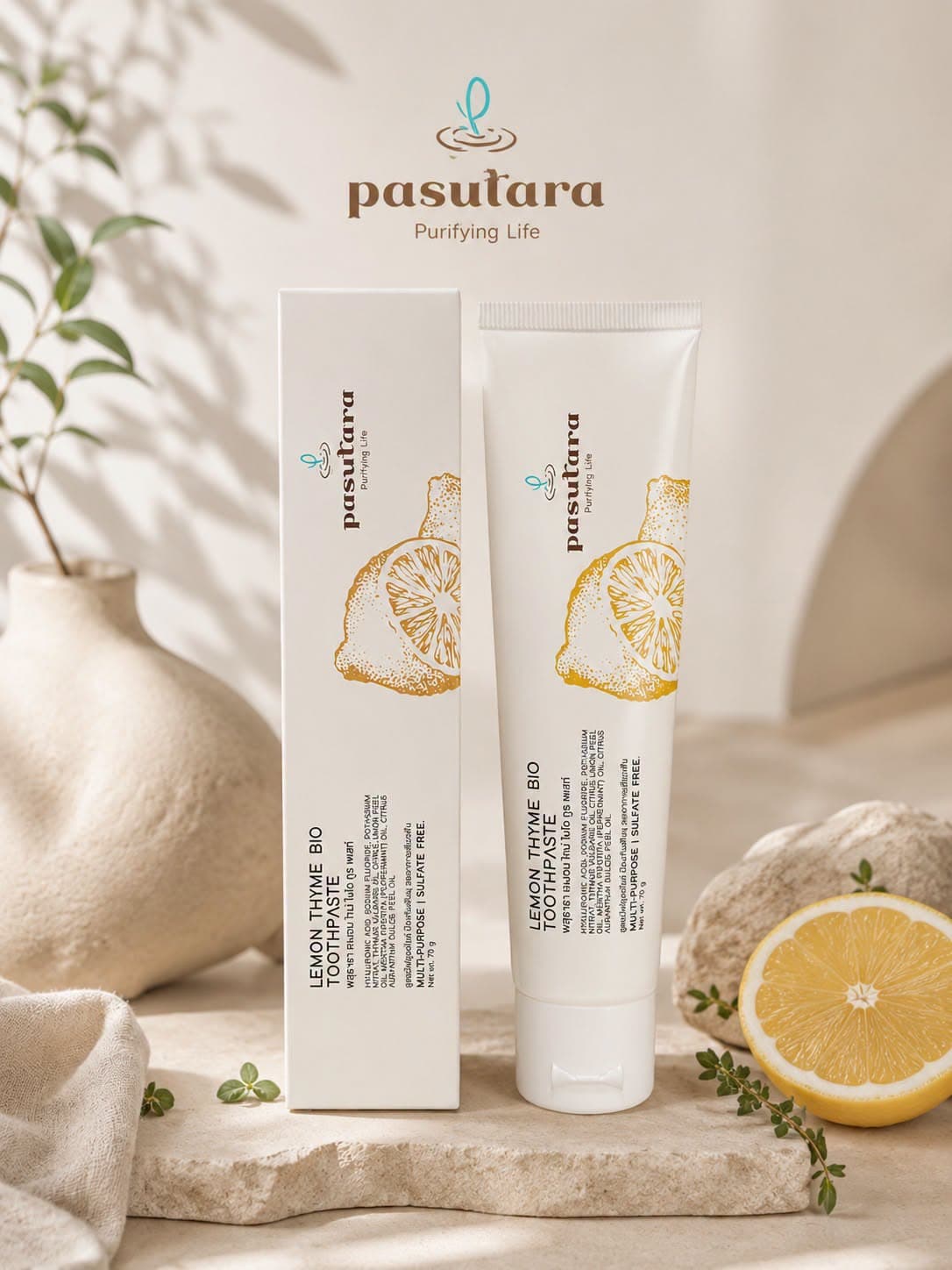 ยาสีฟันไบโอ Lemon Thyme Bio Toothpaste 70 ml